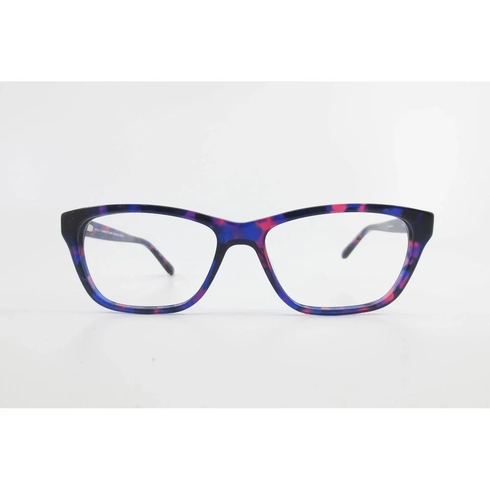 BCBGMAXAZRIA Esmee Eyeglass Frames Blue Multi Tortoise Cat Eye 54-15-140 CV